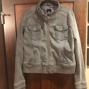 Royce Rose Slate Bomber Jacket